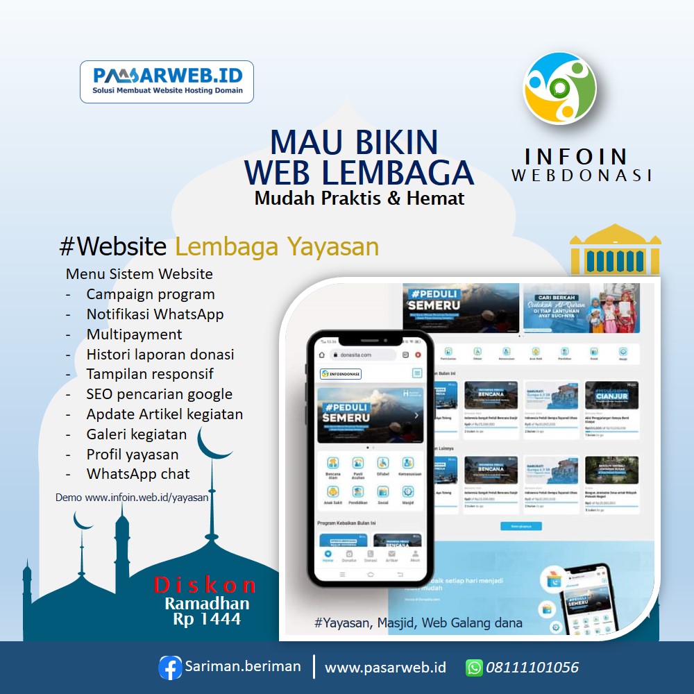 web yayasan